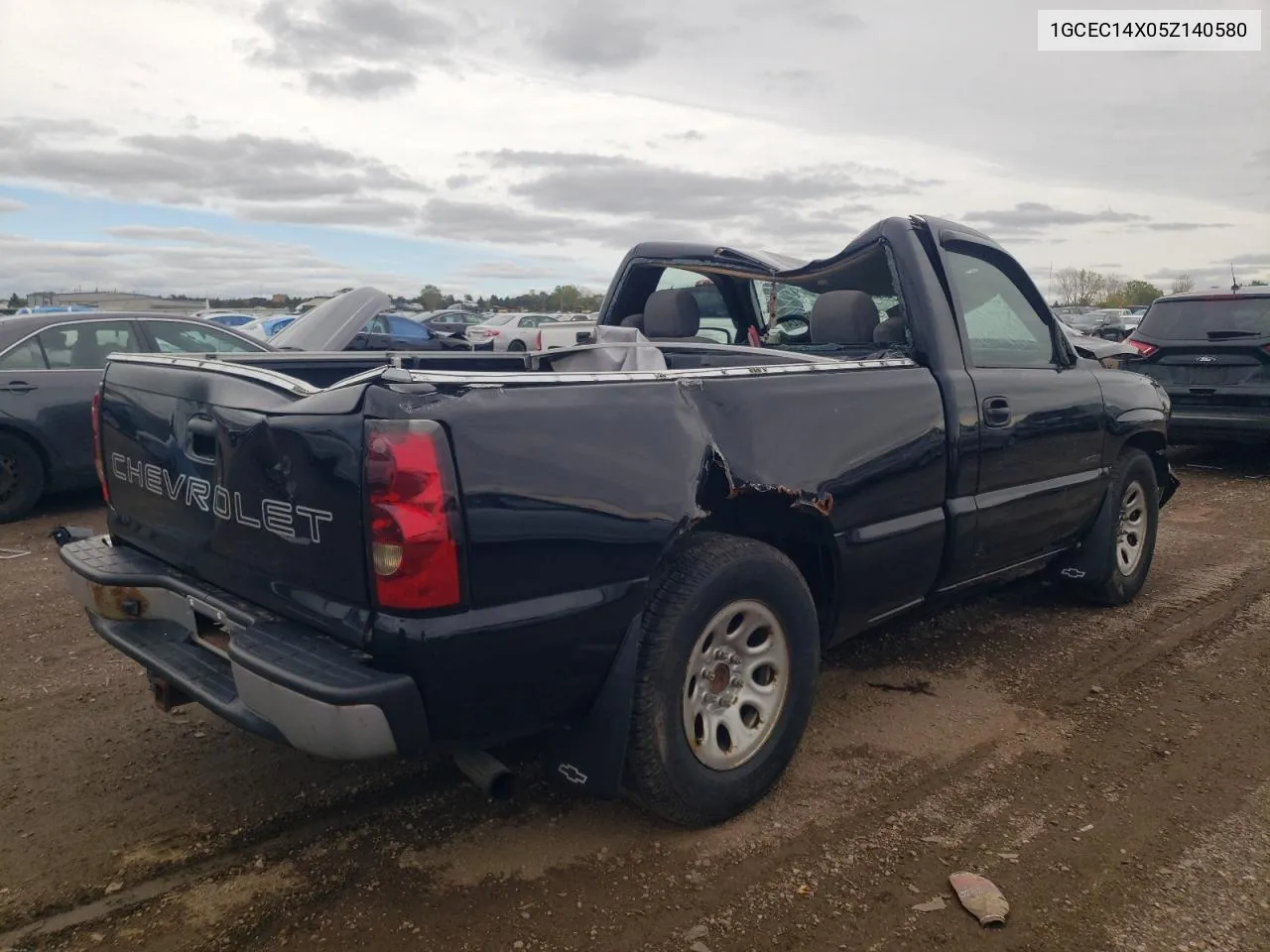 2005 Chevrolet Silverado C1500 VIN: 1GCEC14X05Z140580 Lot: 72363324