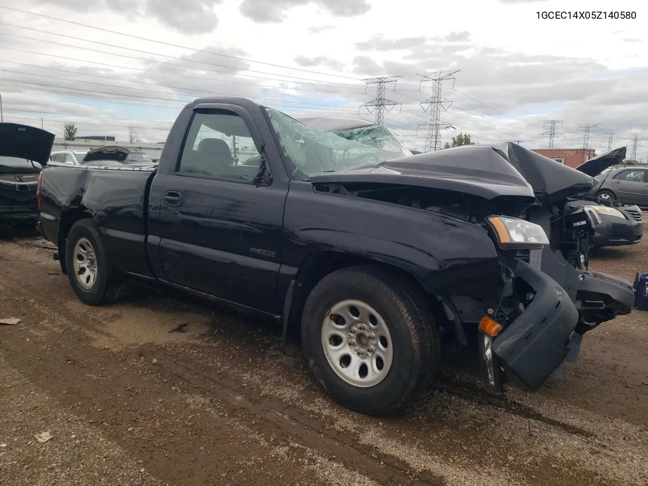 2005 Chevrolet Silverado C1500 VIN: 1GCEC14X05Z140580 Lot: 72363324