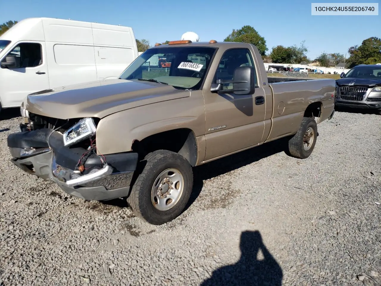 1GCHK24U55E206740 2005 Chevrolet Silverado K2500 Heavy Duty