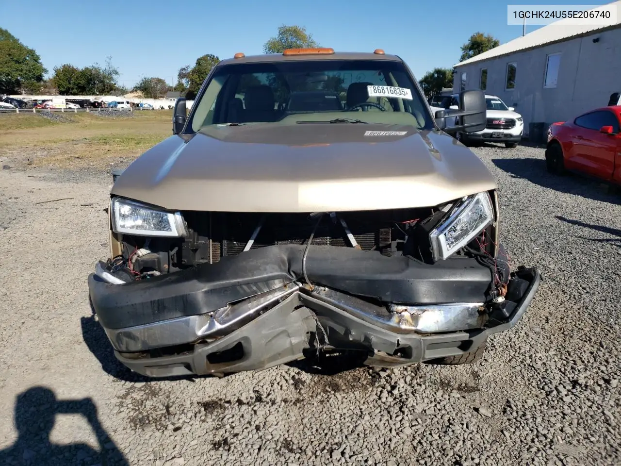 1GCHK24U55E206740 2005 Chevrolet Silverado K2500 Heavy Duty