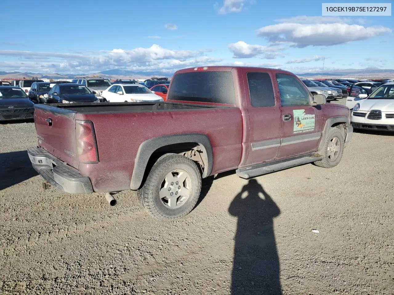 1GCEK19B75E127297 2005 Chevrolet Silverado K1500