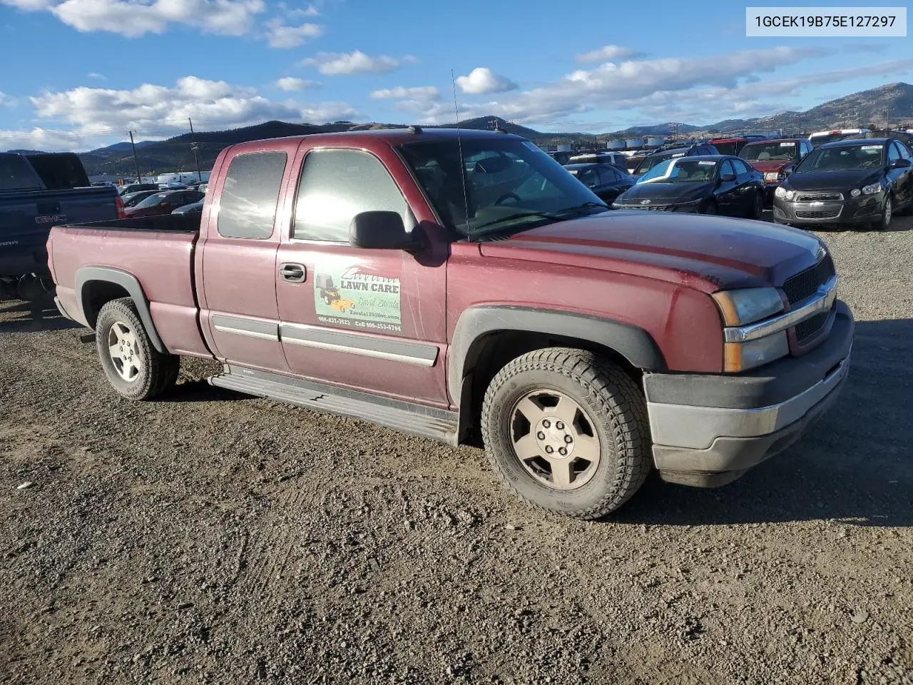 1GCEK19B75E127297 2005 Chevrolet Silverado K1500