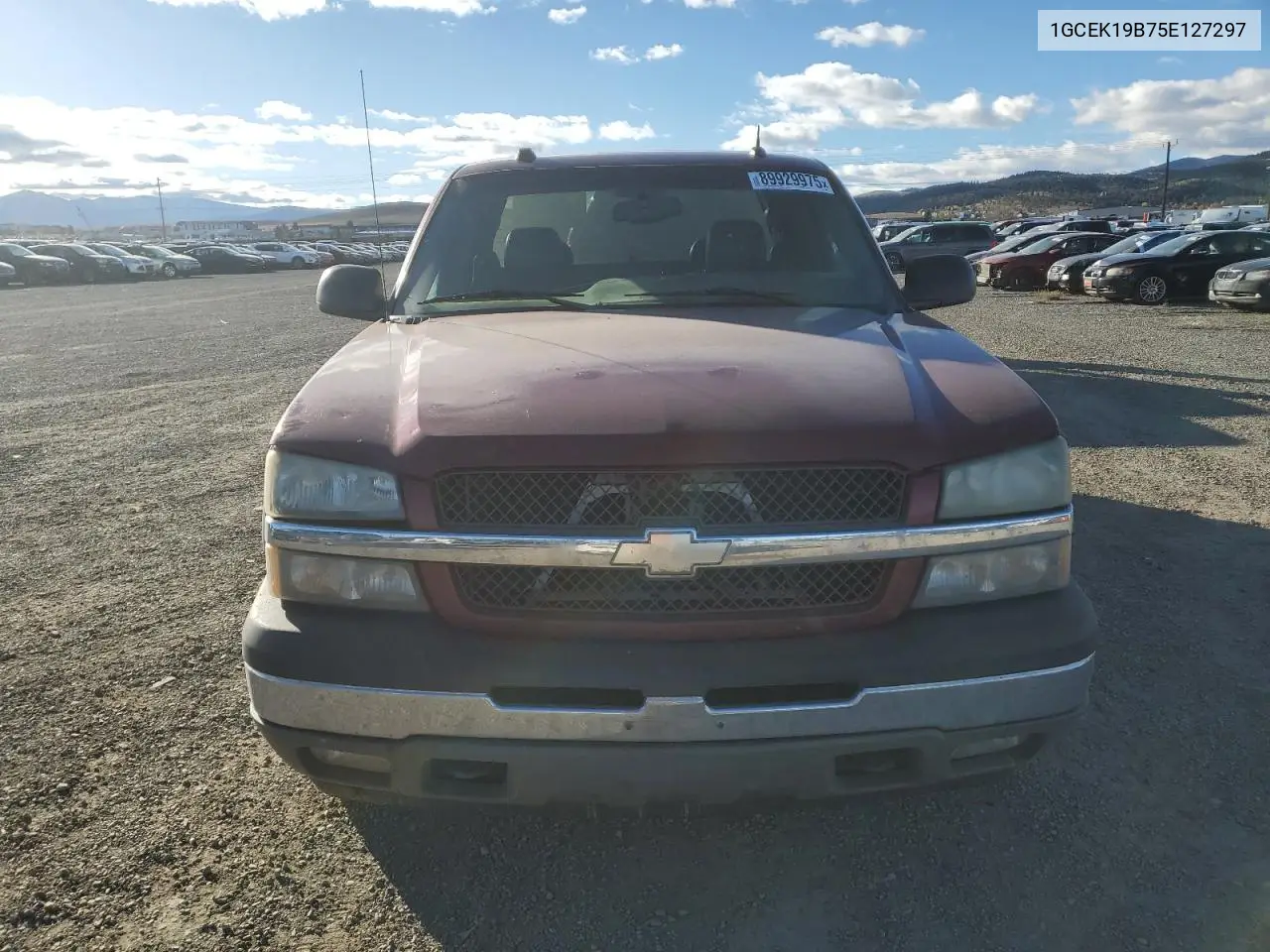 1GCEK19B75E127297 2005 Chevrolet Silverado K1500