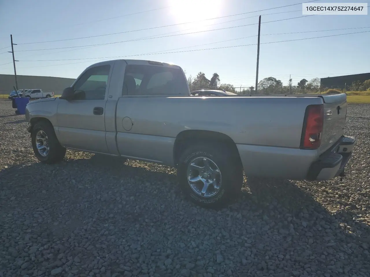 1GCEC14X75Z274647 2005 Chevrolet Silverado C1500