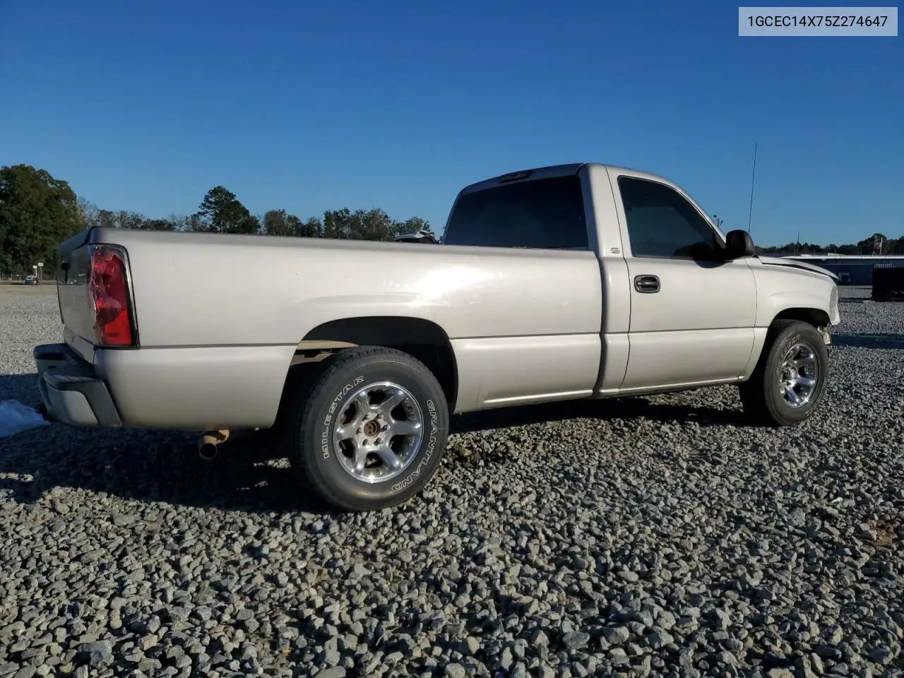 1GCEC14X75Z274647 2005 Chevrolet Silverado C1500