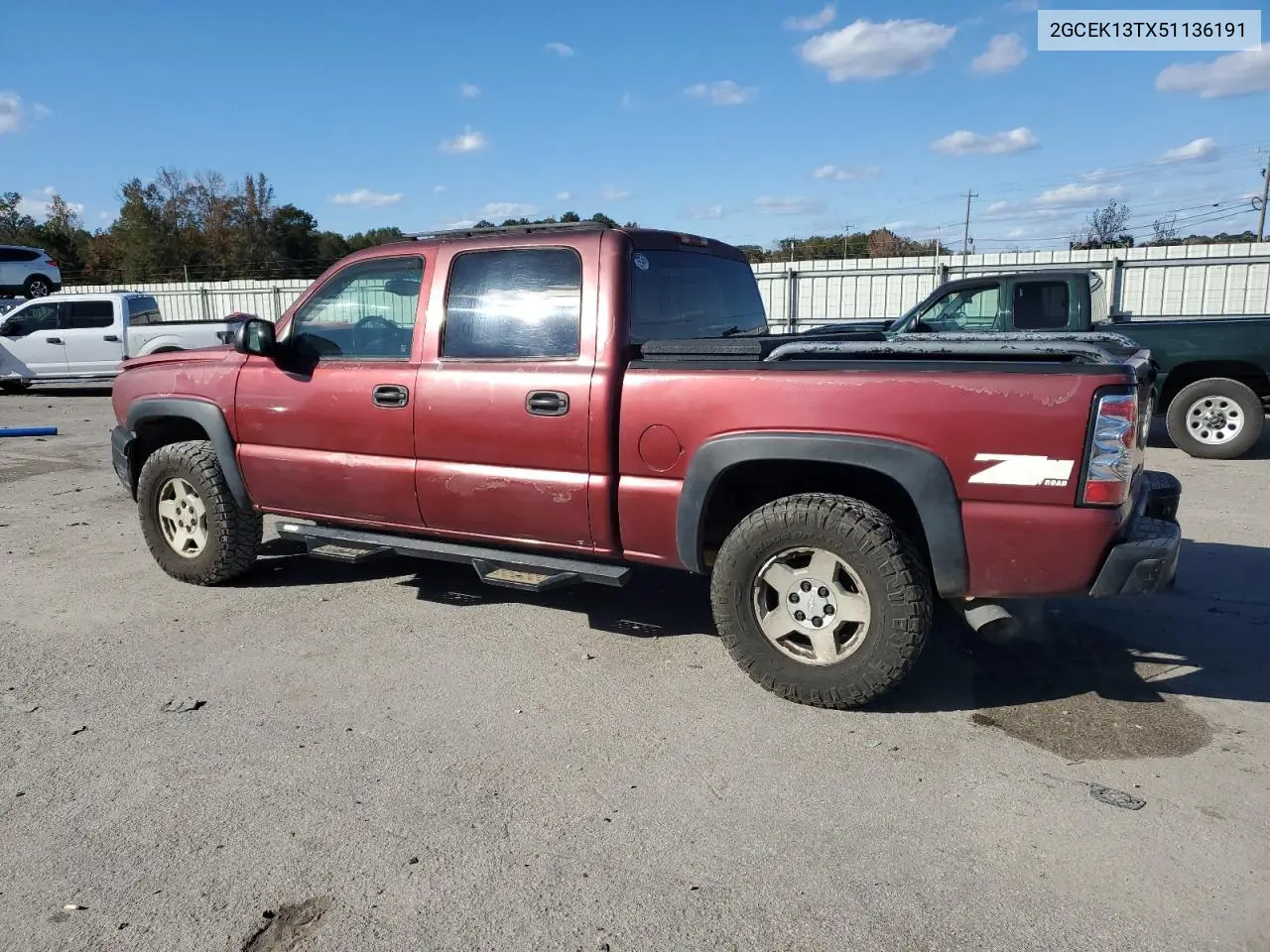 2GCEK13TX51136191 2005 Chevrolet Silverado K1500