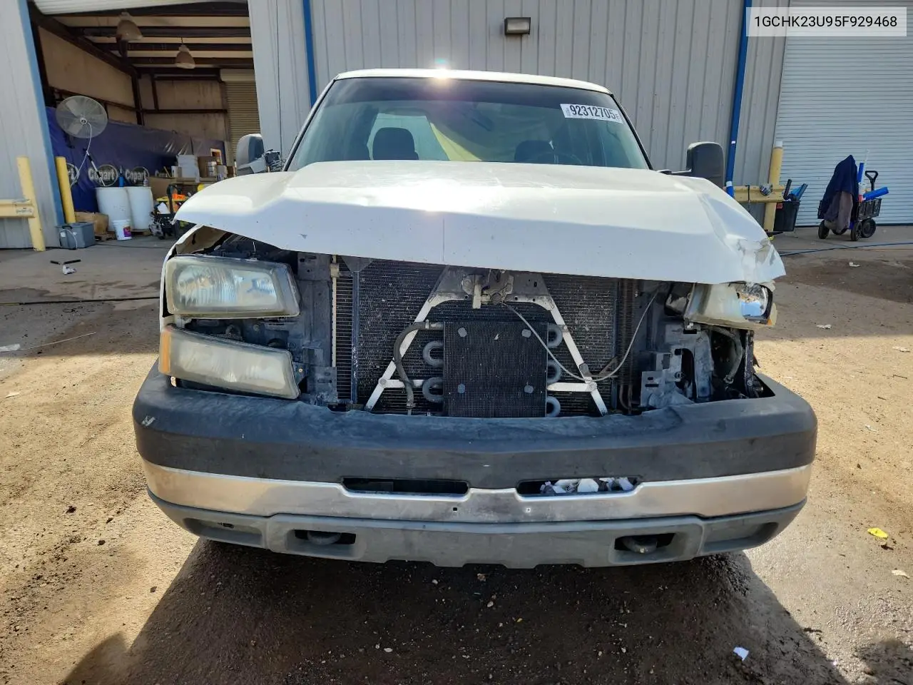 1GCHK23U95F929468 2005 Chevrolet Silverado K2500 Heavy Duty