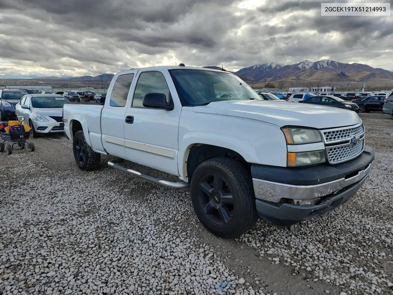 2GCEK19TX51214993 2005 Chevrolet Silverado K1500