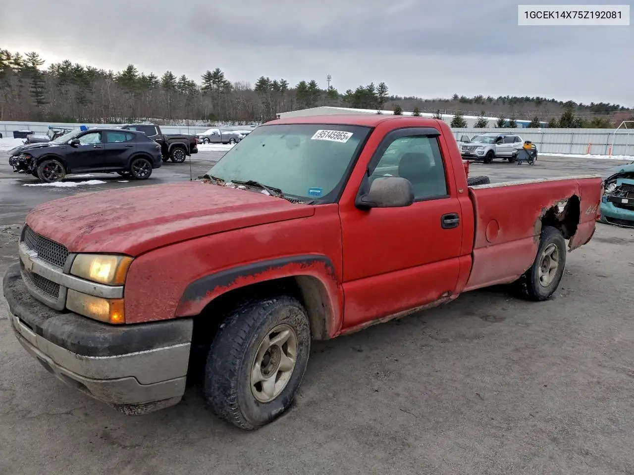1GCEK14X75Z192081 2005 Chevrolet Silverado K1500