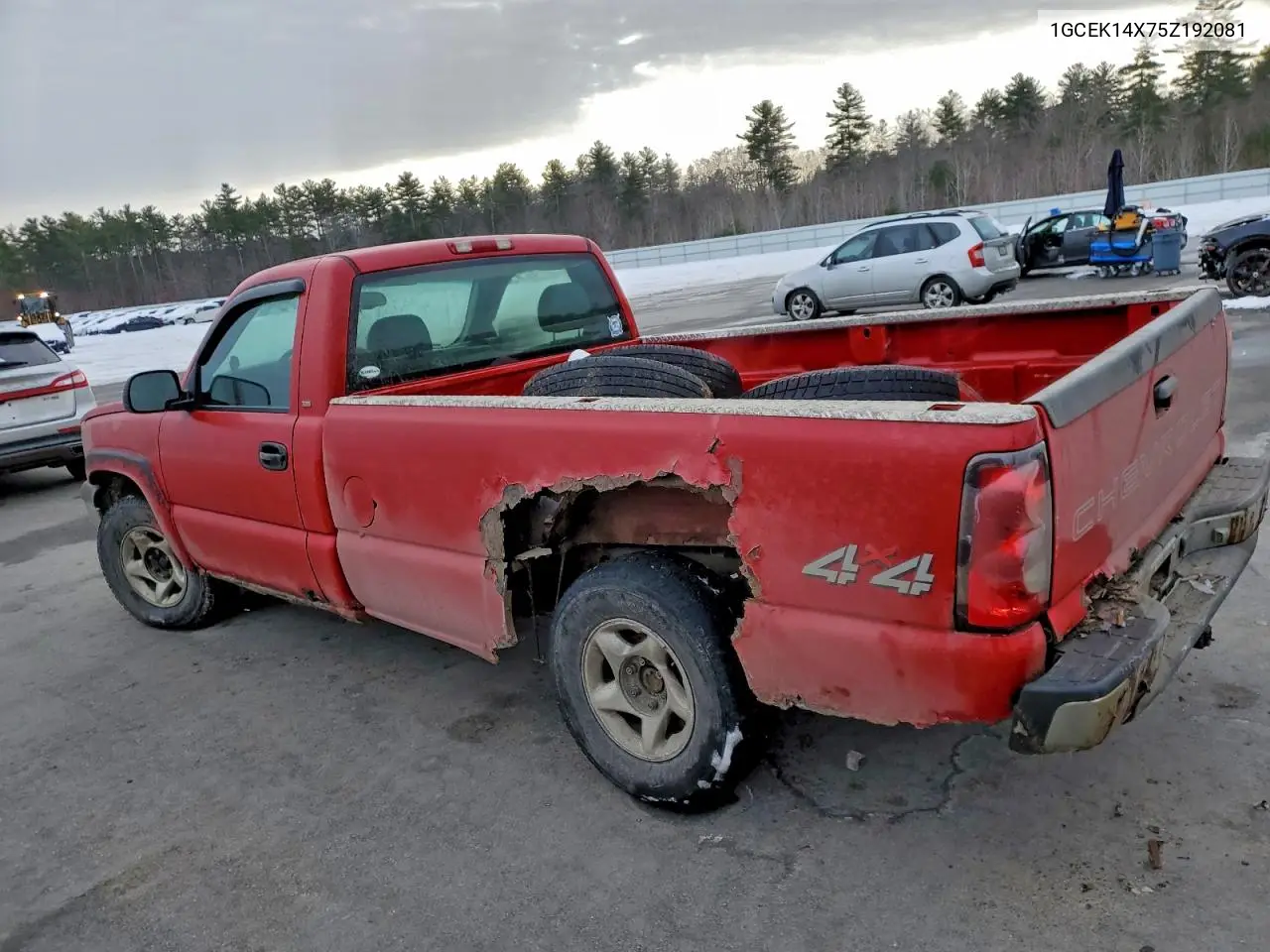 1GCEK14X75Z192081 2005 Chevrolet Silverado K1500