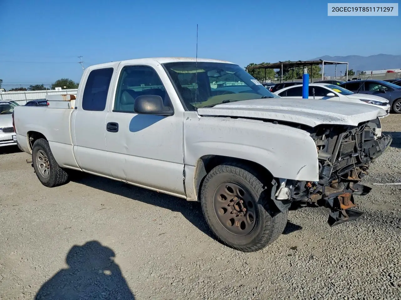 2GCEC19T851171297 2005 Chevrolet Silverado C1500