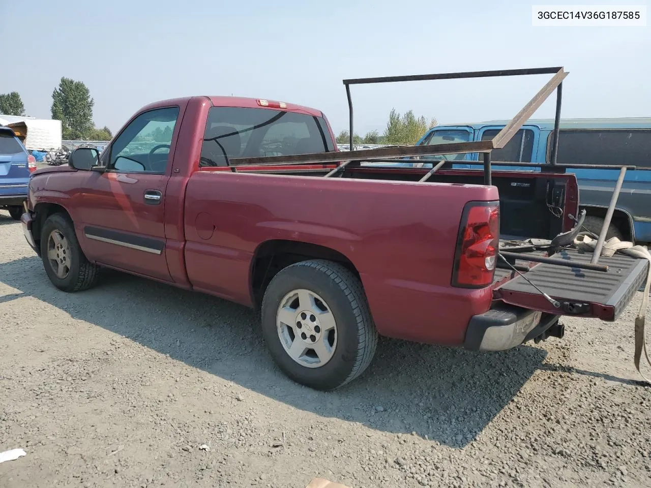 2006 Chevrolet Silverado C1500 VIN: 3GCEC14V36G187585 Lot: 69288314