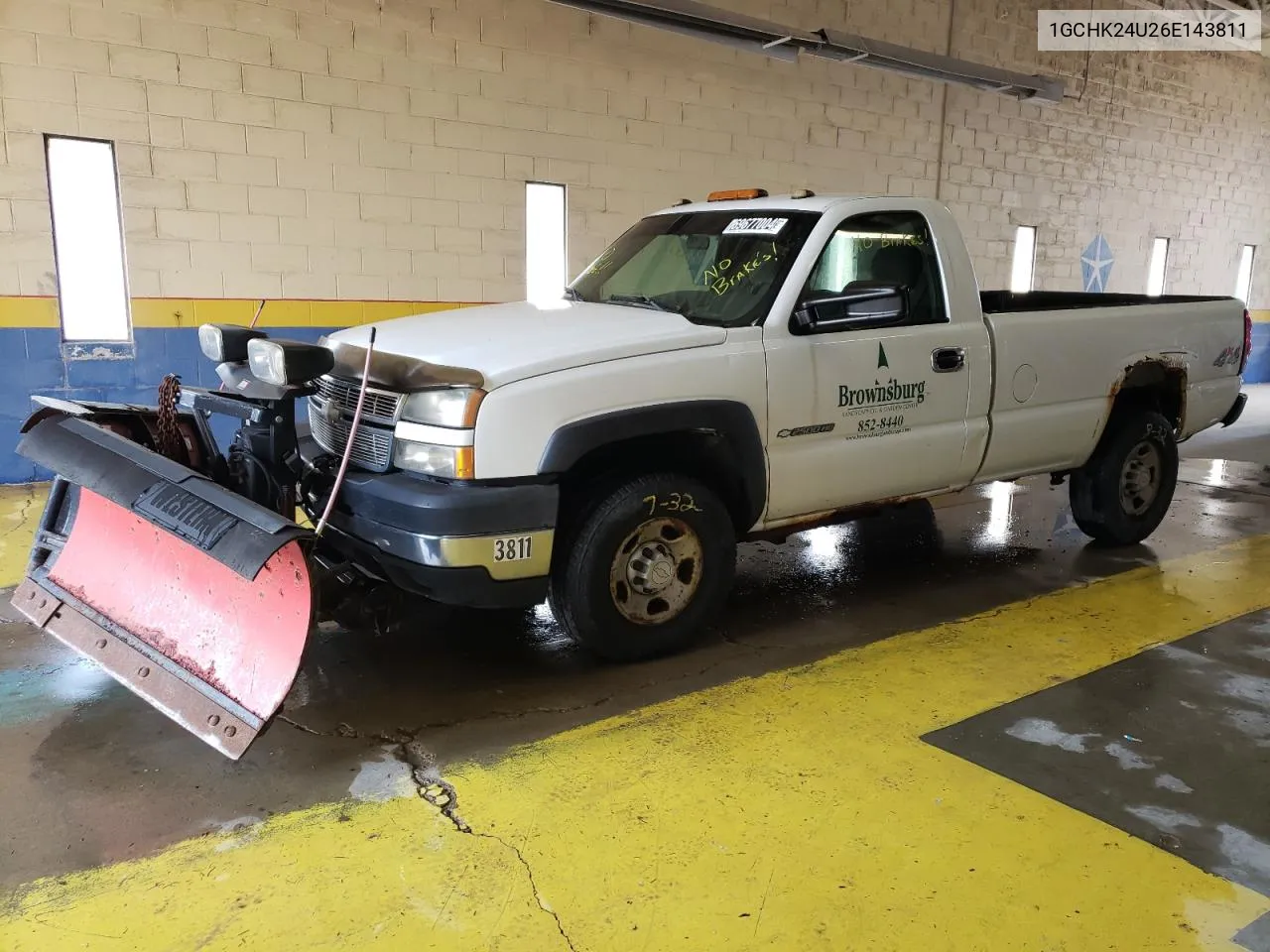 2006 Chevrolet Silverado K2500 Heavy Duty VIN: 1GCHK24U26E143811 Lot: 69677004