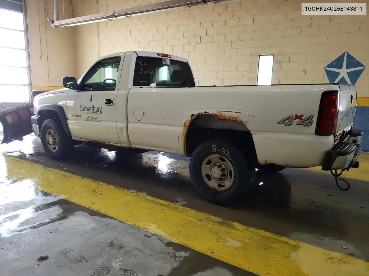 2006 Chevrolet Silverado K2500 Heavy Duty VIN: 1GCHK24U26E143811 Lot: 69677004