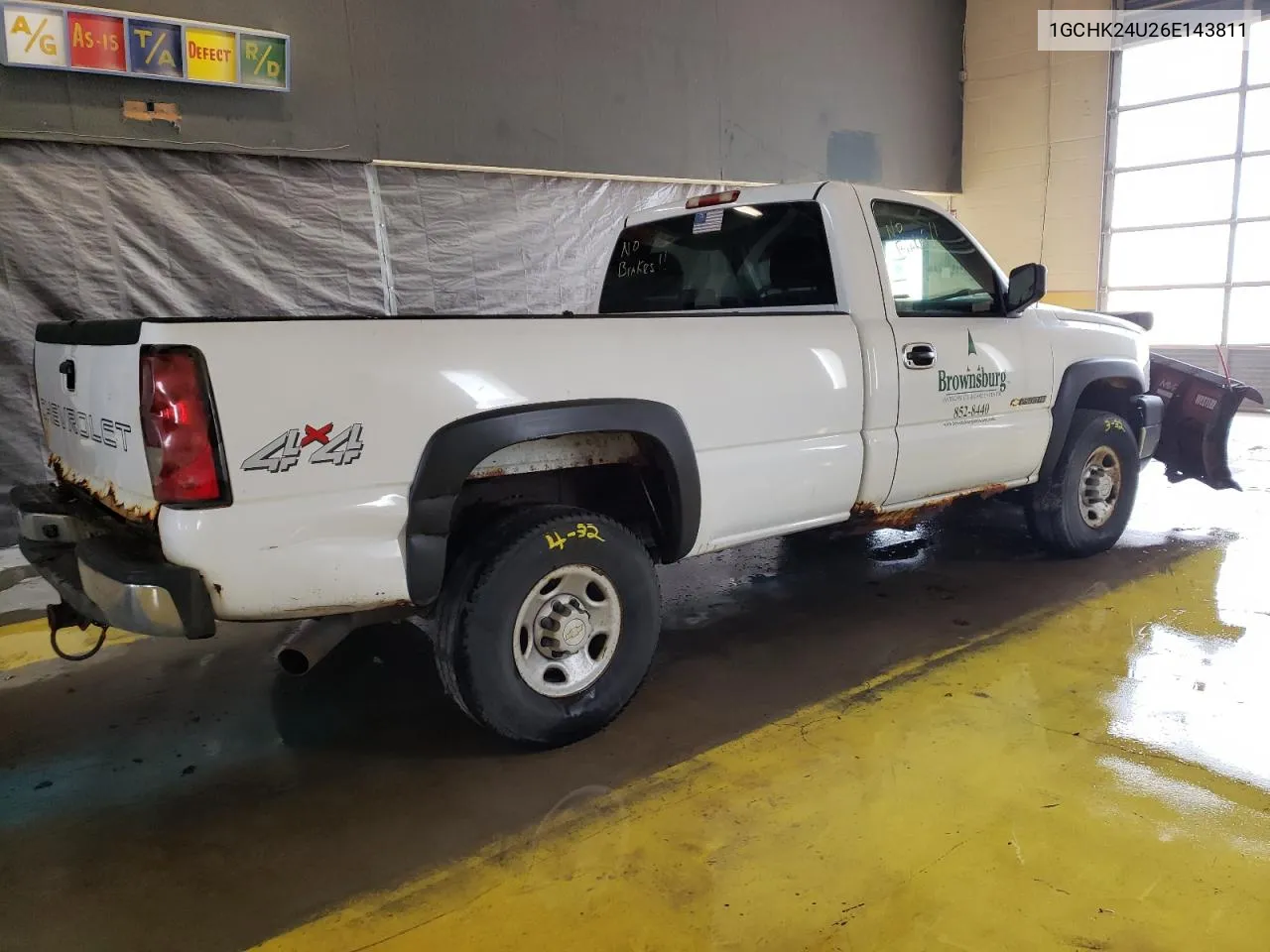 2006 Chevrolet Silverado K2500 Heavy Duty VIN: 1GCHK24U26E143811 Lot: 69677004