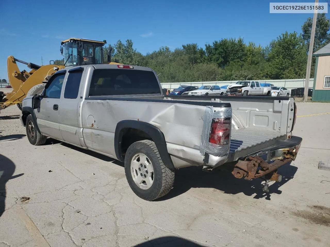 1GCEC19Z26E151583 2006 Chevrolet Silverado C1500