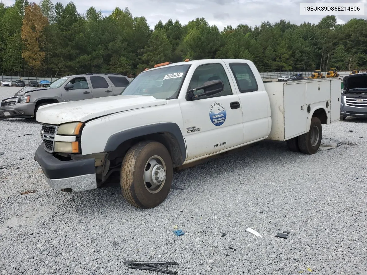 2006 Chevrolet Silverado K3500 VIN: 1GBJK39D86E214806 Lot: 70995634