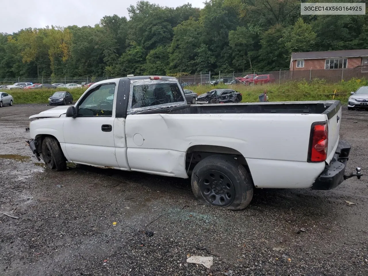 2006 Chevrolet Silverado C1500 VIN: 3GCEC14X56G164925 Lot: 72360944