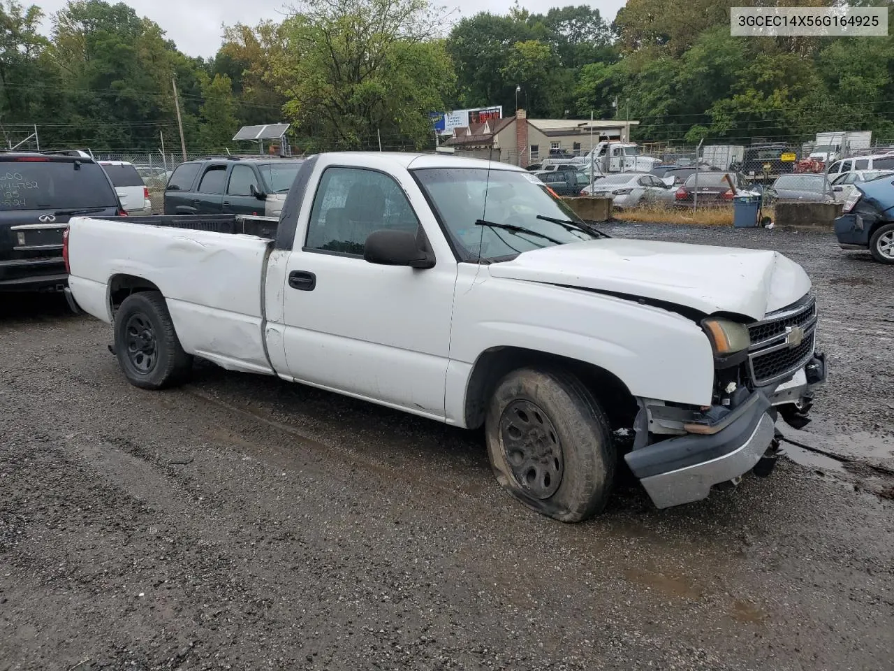 2006 Chevrolet Silverado C1500 VIN: 3GCEC14X56G164925 Lot: 72360944