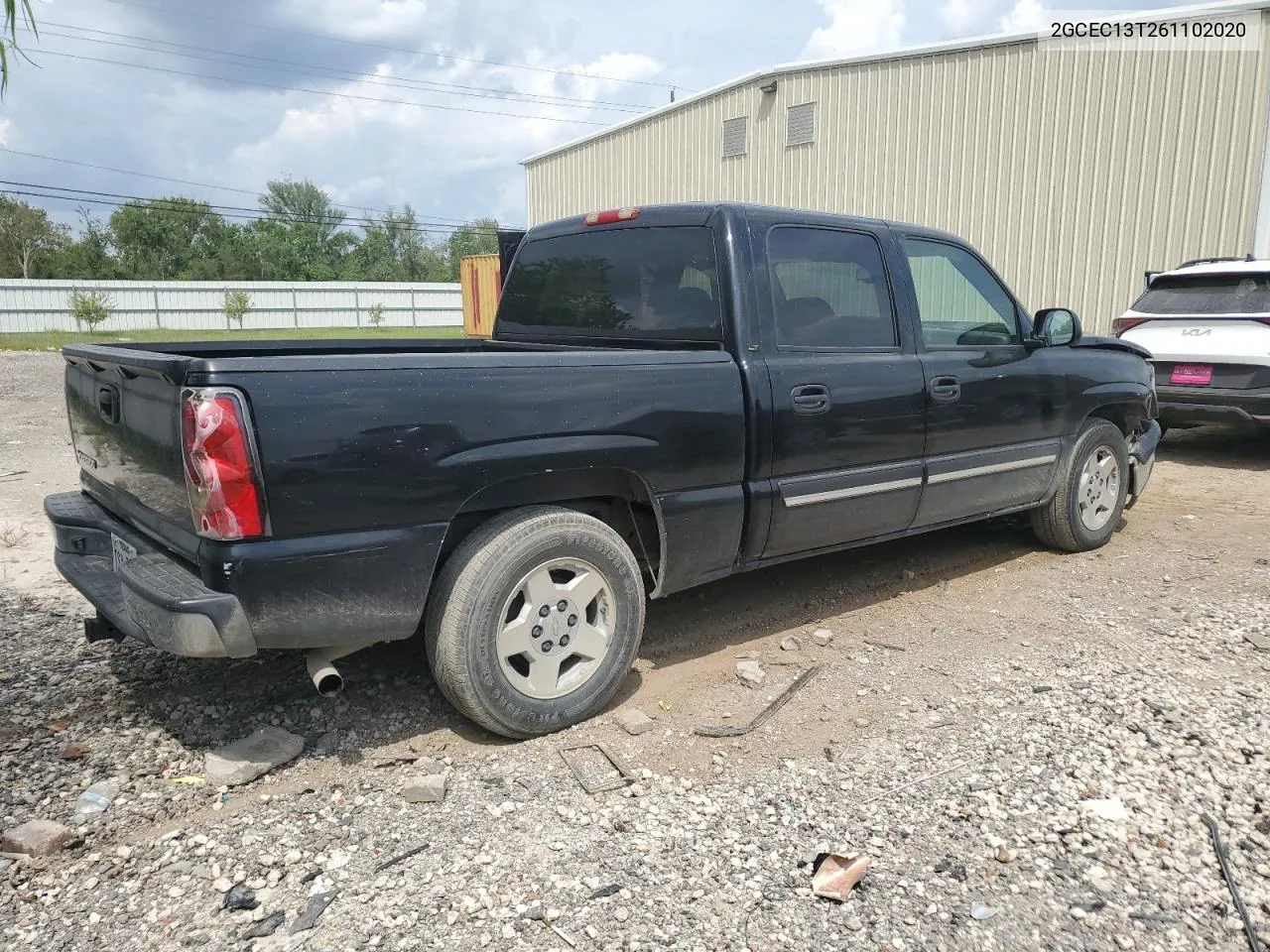 2006 Chevrolet Silverado C1500 VIN: 2GCEC13T261102020 Lot: 72536044