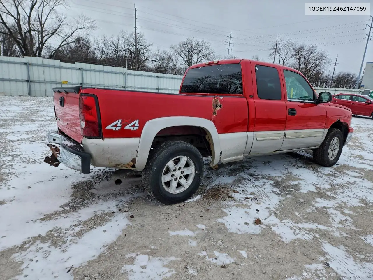 1GCEK19Z46Z147059 2006 Chevrolet Silverado K1500