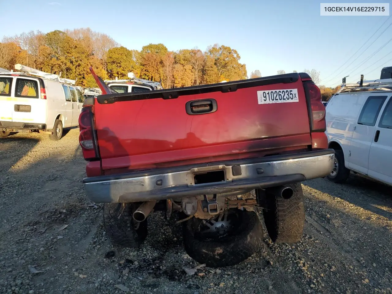 1GCEK14V16E229715 2006 Chevrolet Silverado K1500