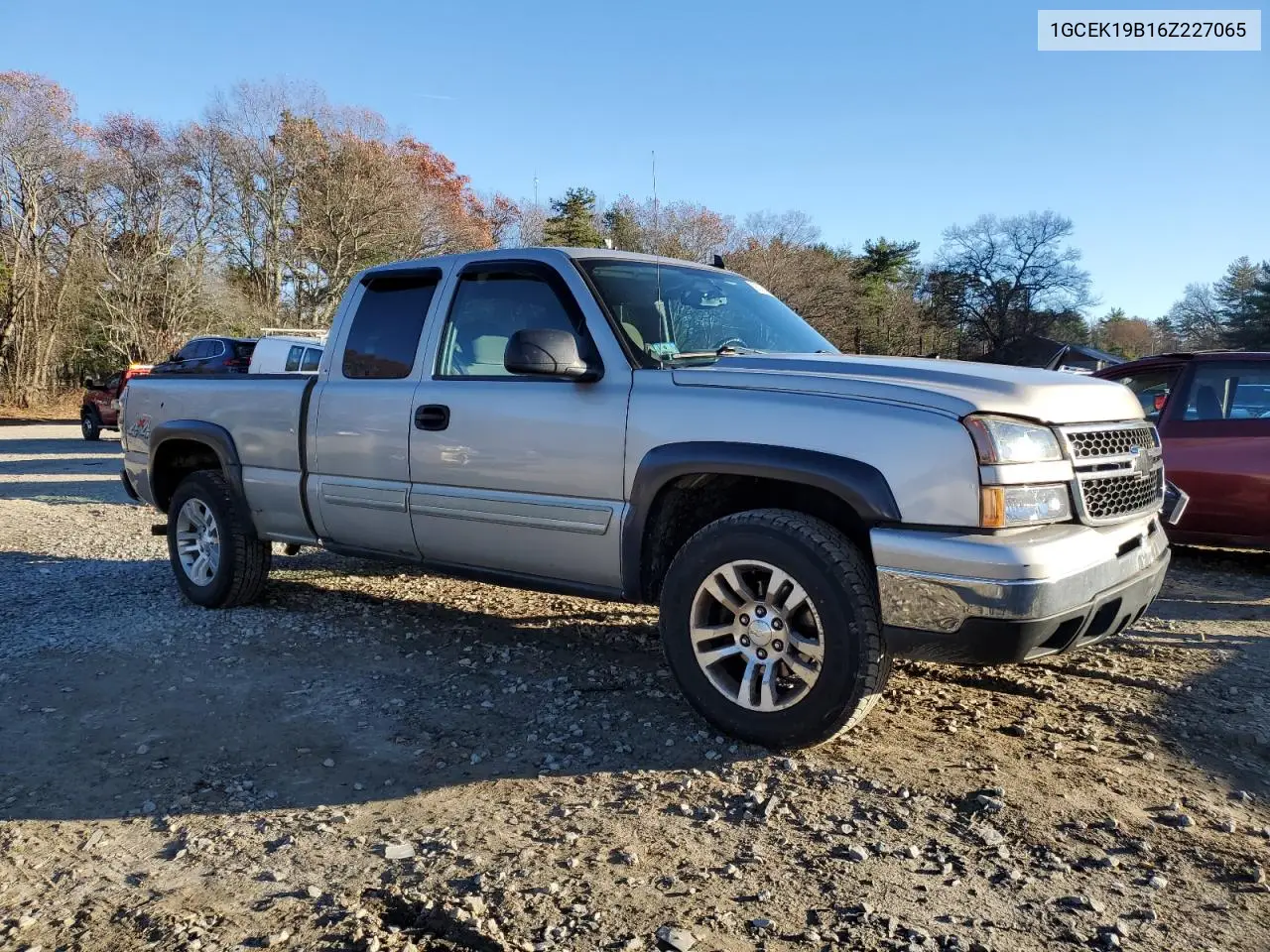 1GCEK19B16Z227065 2006 Chevrolet Silverado K1500