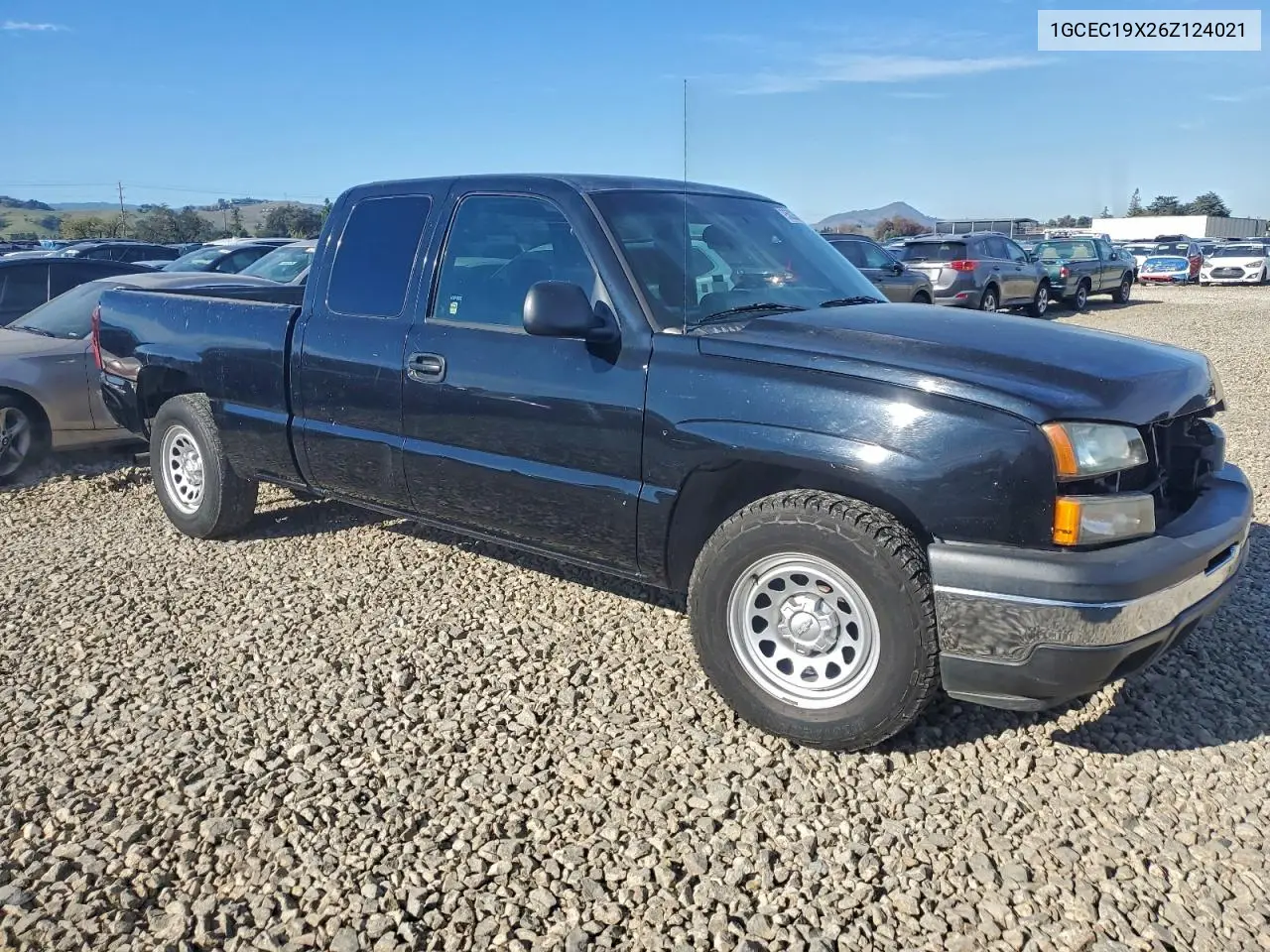 1GCEC19X26Z124021 2006 Chevrolet Silverado C1500