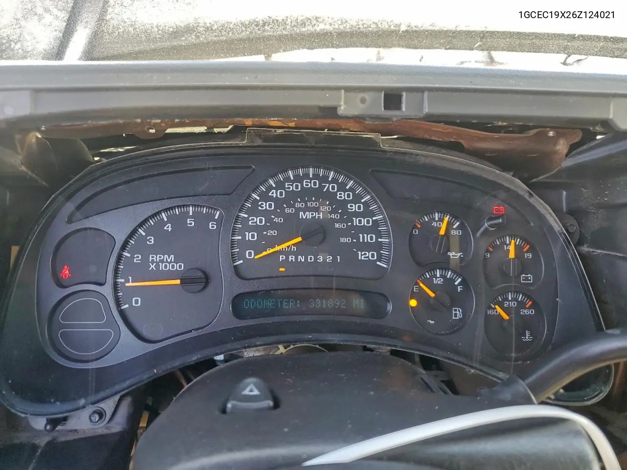1GCEC19X26Z124021 2006 Chevrolet Silverado C1500