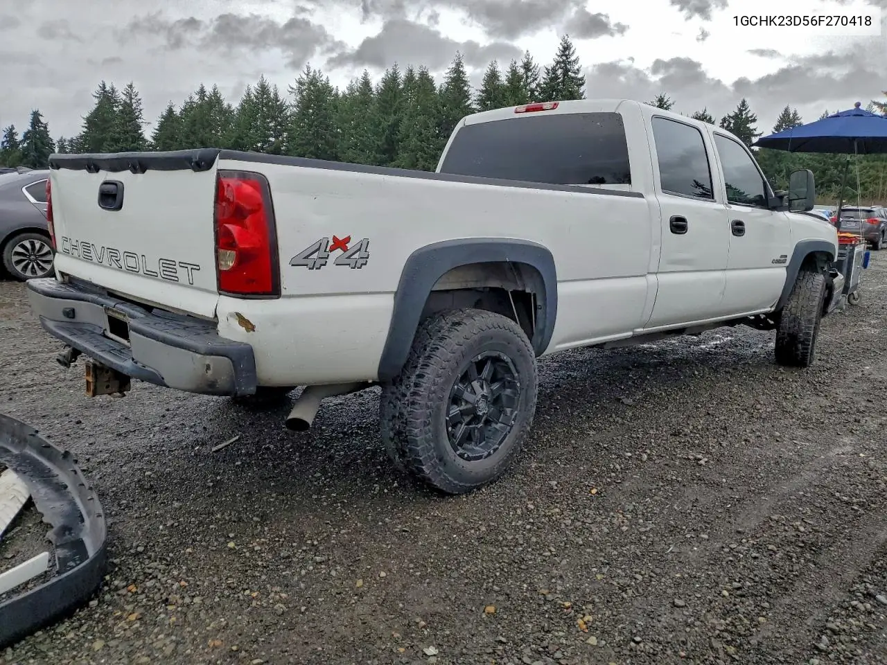 1GCHK23D56F270418 2006 Chevrolet Silverado K2500 Heavy Duty