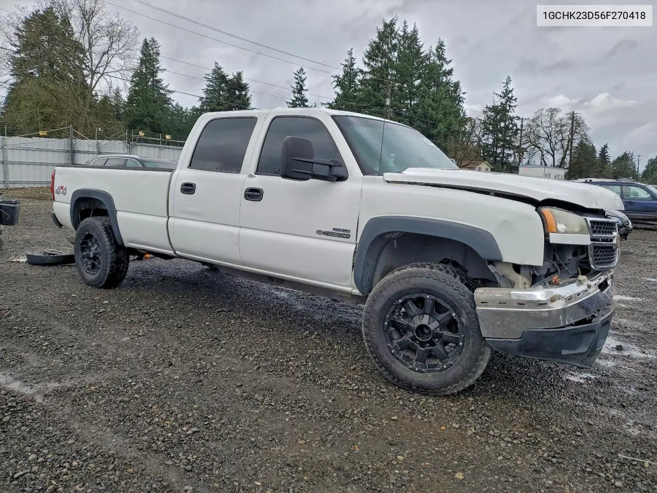 1GCHK23D56F270418 2006 Chevrolet Silverado K2500 Heavy Duty