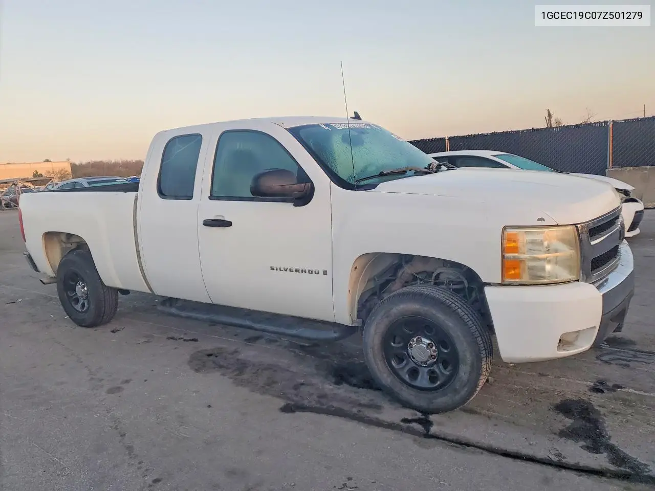 1GCEC19C07Z501279 2007 Chevrolet Silverado C1500