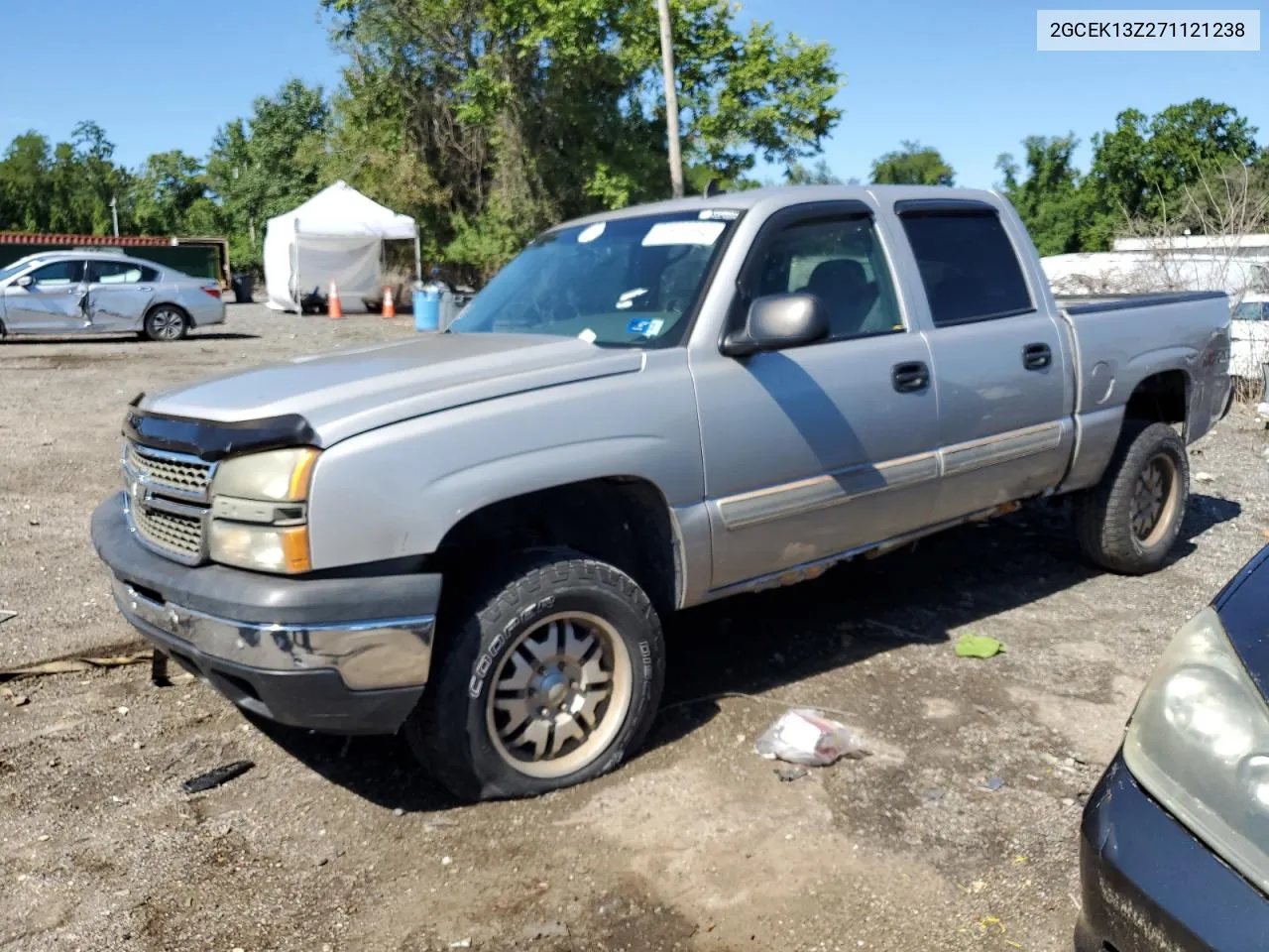 2007 Chevrolet Silverado K1500 Classic Crew Cab VIN: 2GCEK13Z271121238 Lot: 62625654