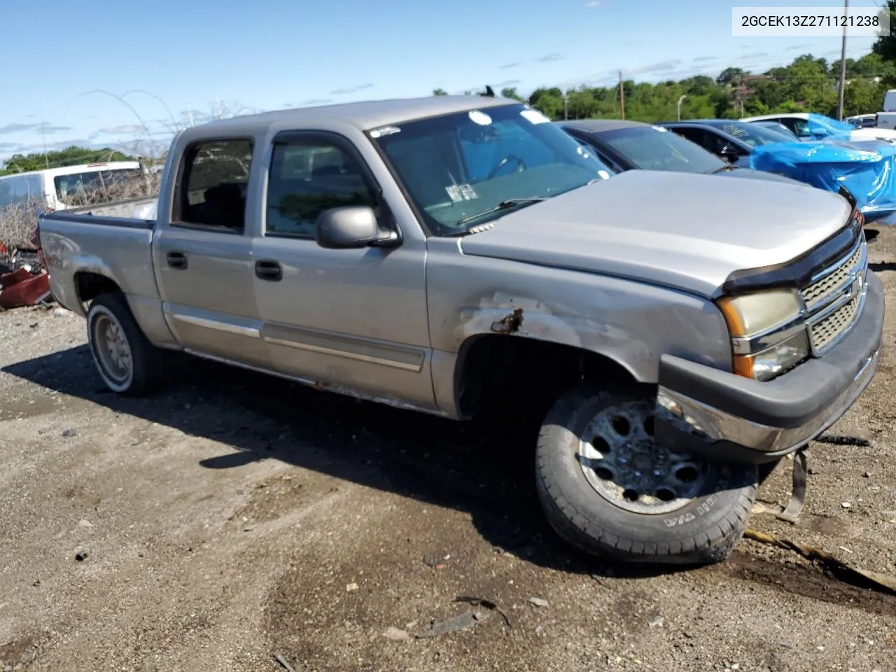 2GCEK13Z271121238 2007 Chevrolet Silverado K1500 Classic Crew Cab