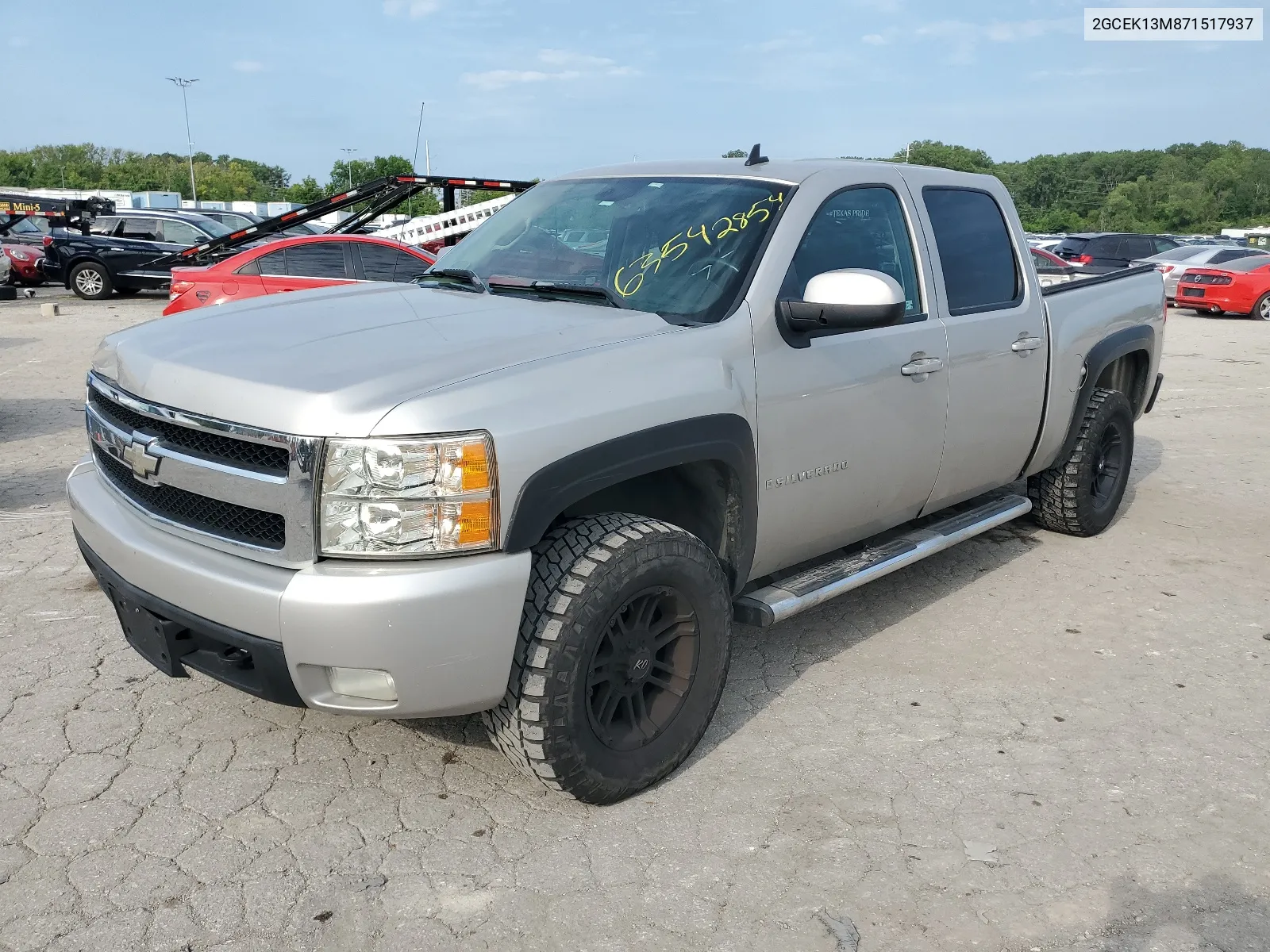 2GCEK13M871517937 2007 Chevrolet Silverado K1500 Crew Cab