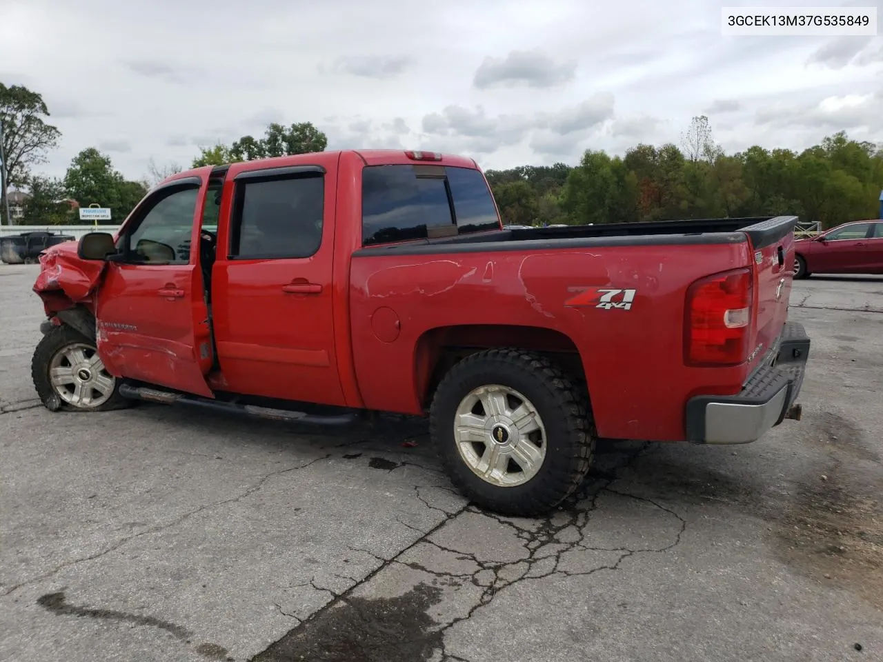 2007 Chevrolet Silverado K1500 Crew Cab VIN: 3GCEK13M37G535849 Lot: 73023764