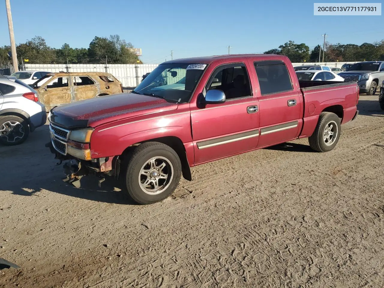2GCEC13V771177931 2007 Chevrolet Silverado C1500 Classic Crew Cab