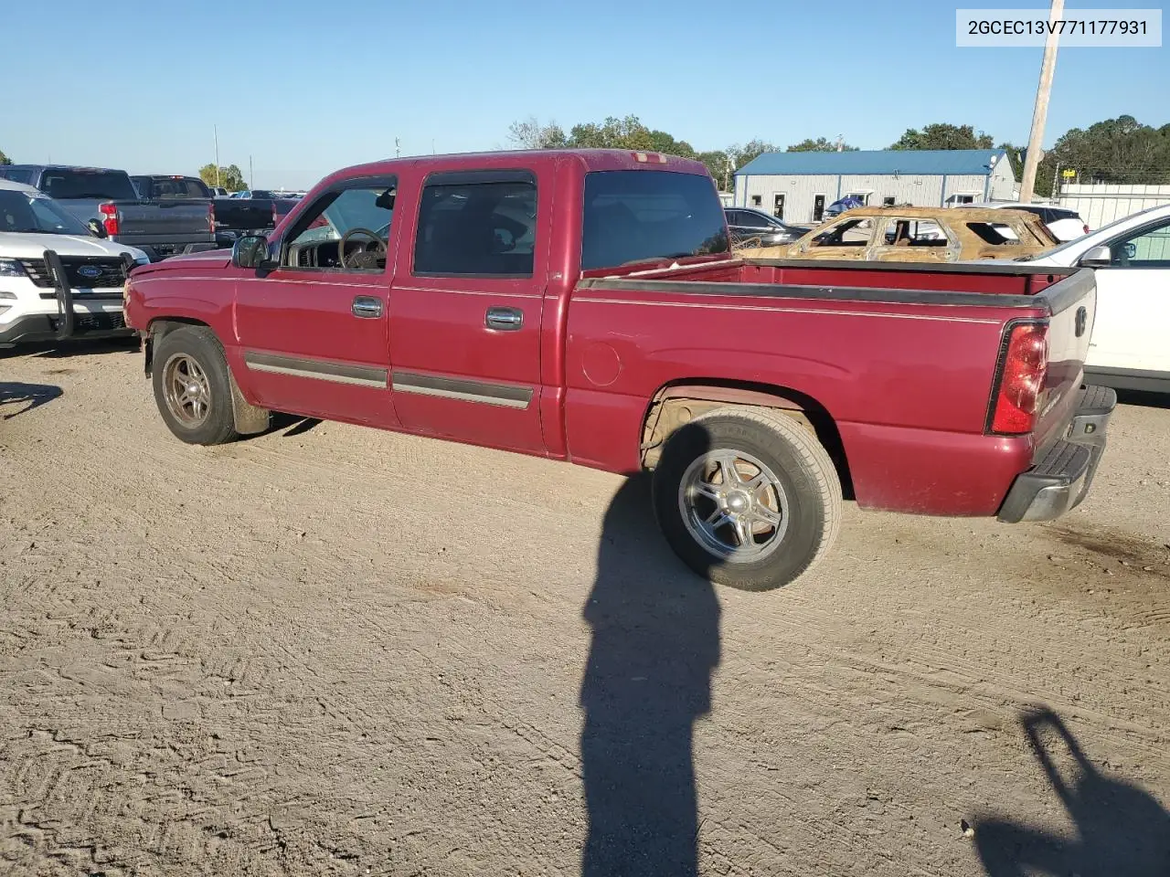 2GCEC13V771177931 2007 Chevrolet Silverado C1500 Classic Crew Cab