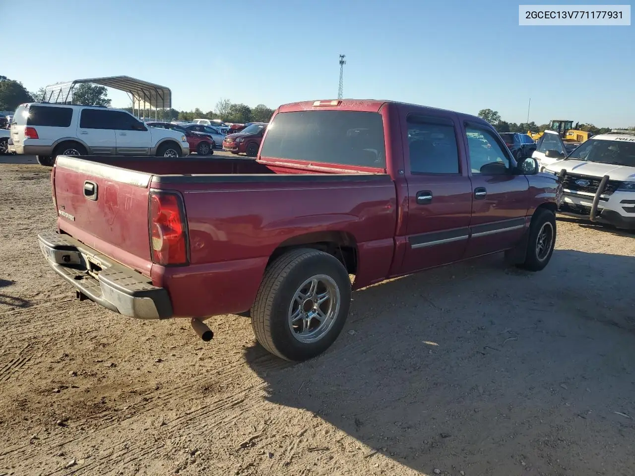 2GCEC13V771177931 2007 Chevrolet Silverado C1500 Classic Crew Cab