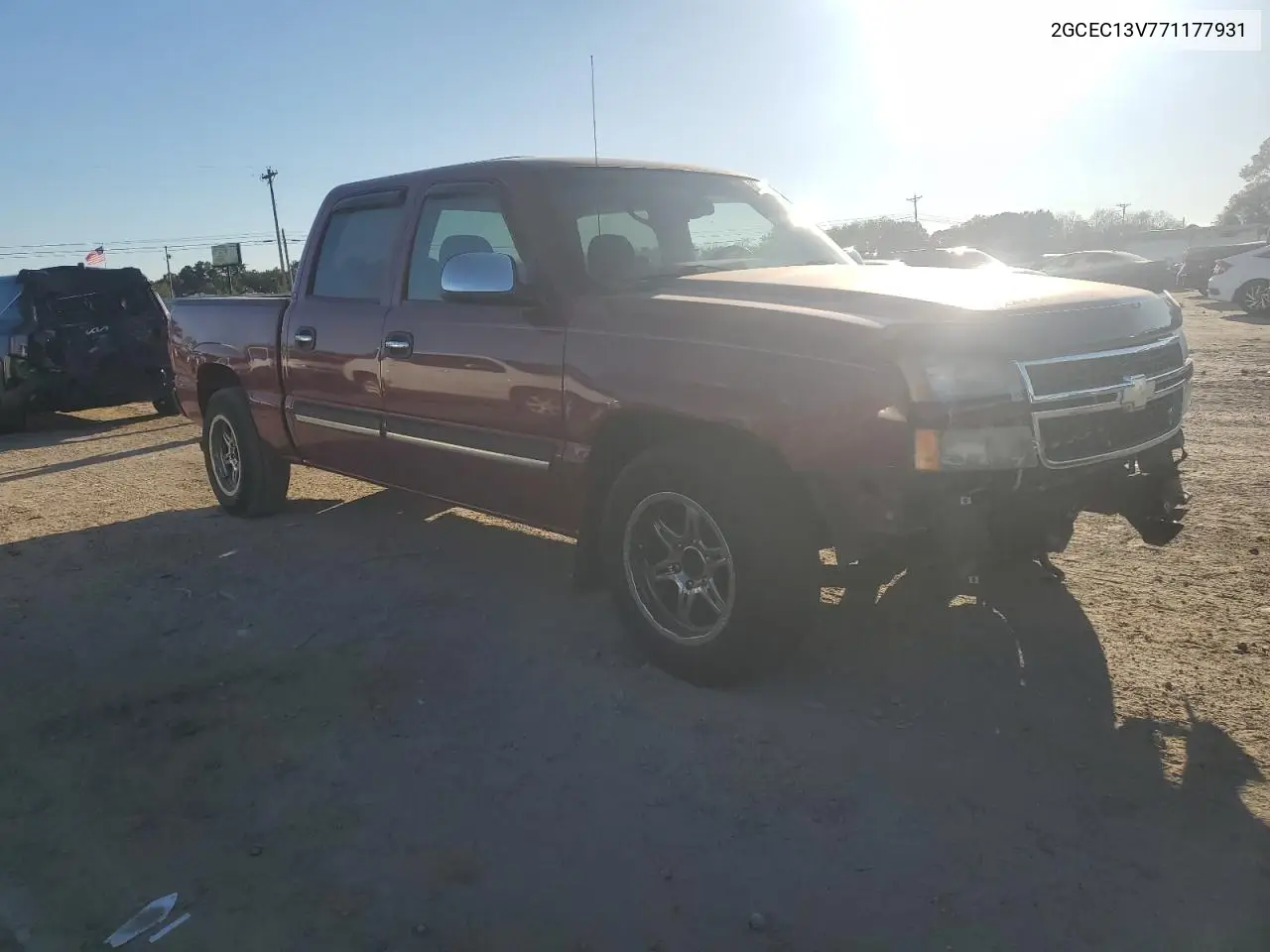 2GCEC13V771177931 2007 Chevrolet Silverado C1500 Classic Crew Cab