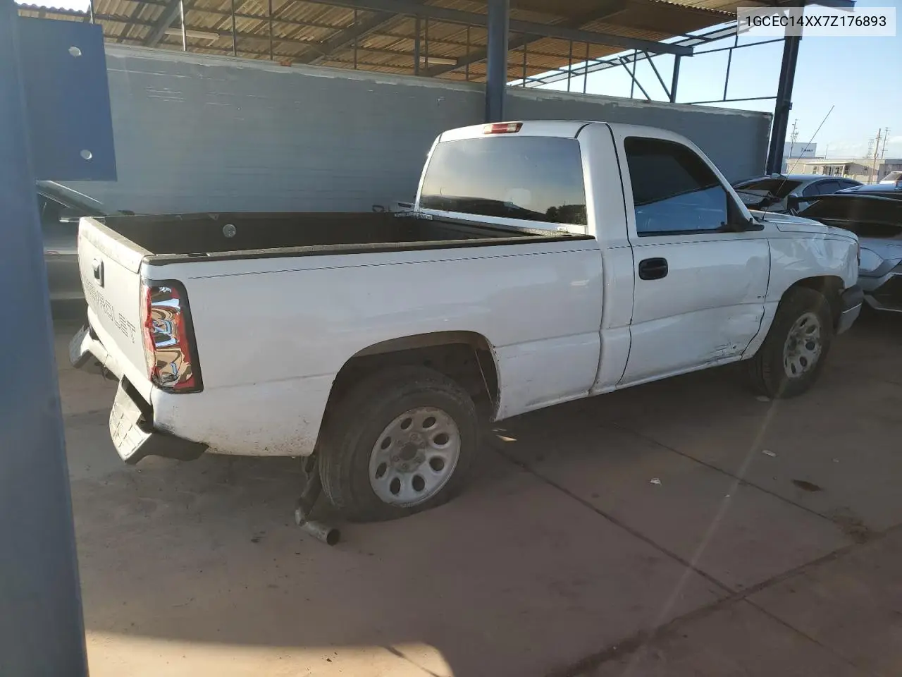 1GCEC14XX7Z176893 2007 Chevrolet Silverado C1500 Classic