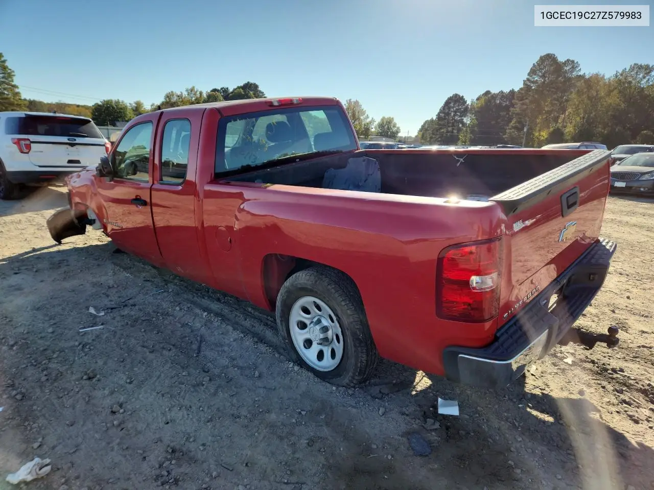 1GCEC19C27Z579983 2007 Chevrolet Silverado C1500
