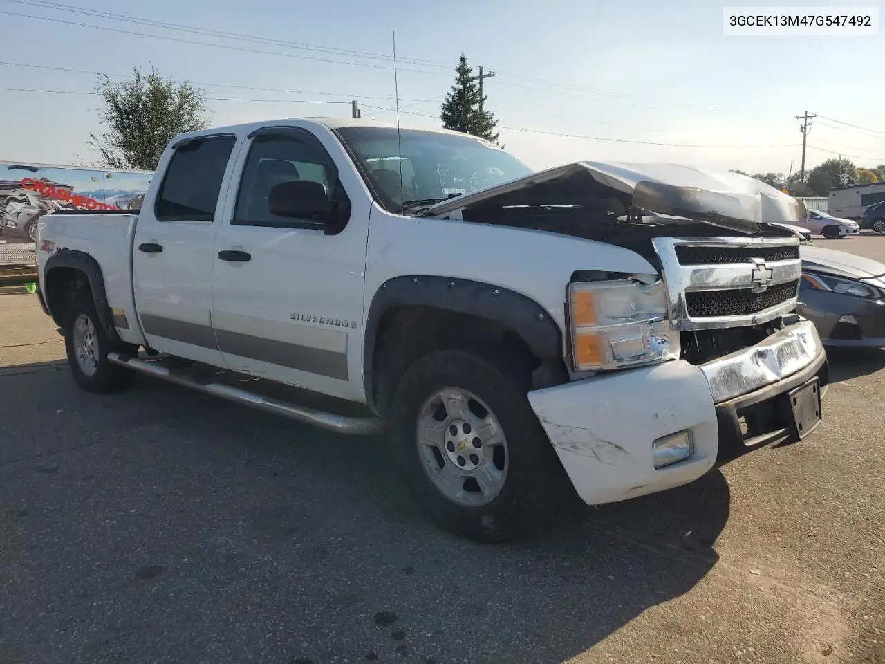 3GCEK13M47G547492 2007 Chevrolet Silverado K1500 Crew Cab