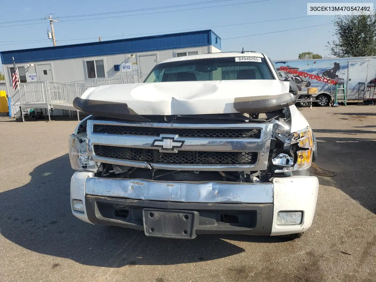 3GCEK13M47G547492 2007 Chevrolet Silverado K1500 Crew Cab