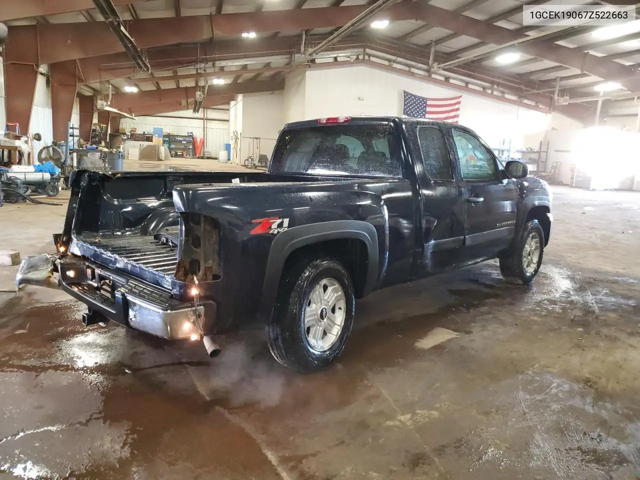 1GCEK19067Z522663 2007 Chevrolet Silverado K1500