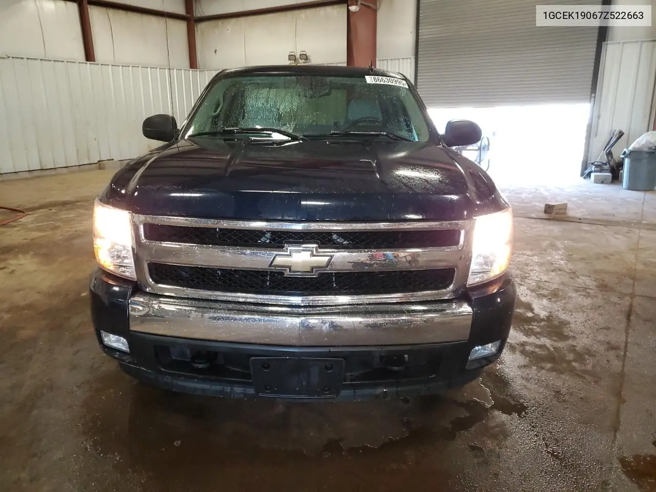 1GCEK19067Z522663 2007 Chevrolet Silverado K1500