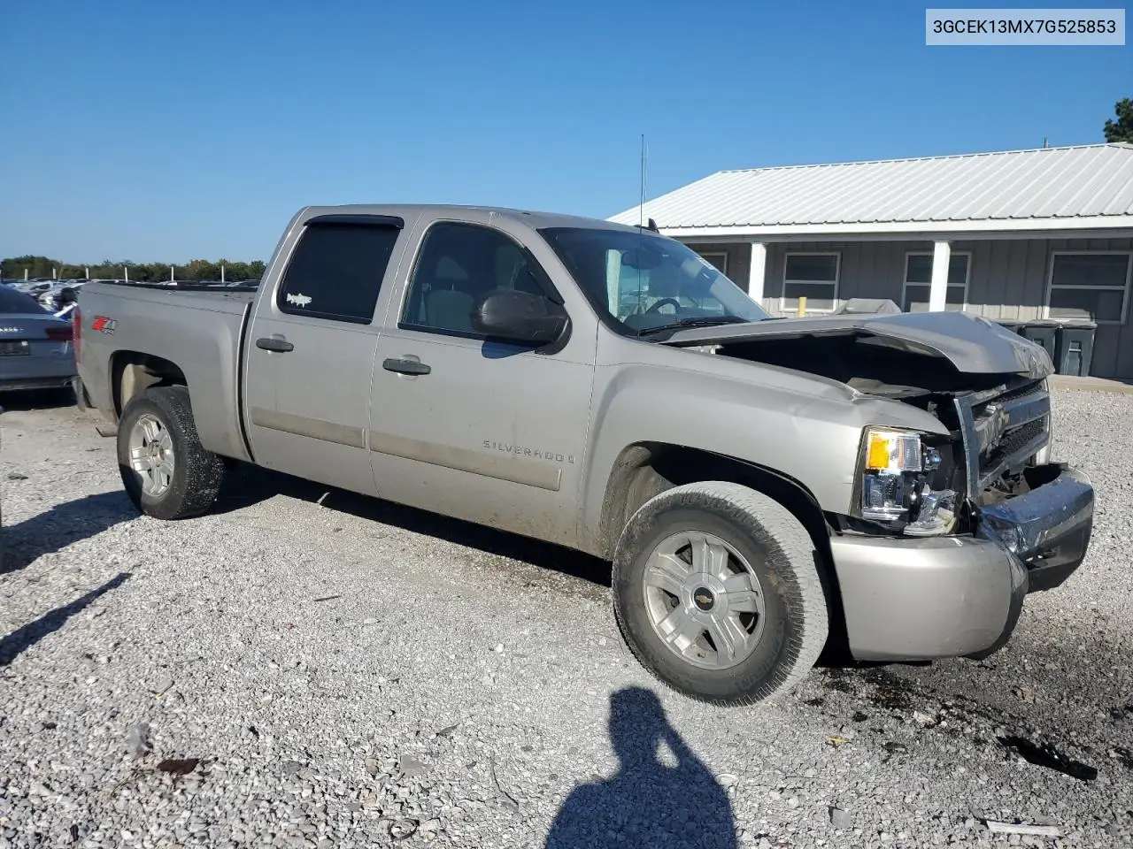 3GCEK13MX7G525853 2007 Chevrolet Silverado K1500 Crew Cab