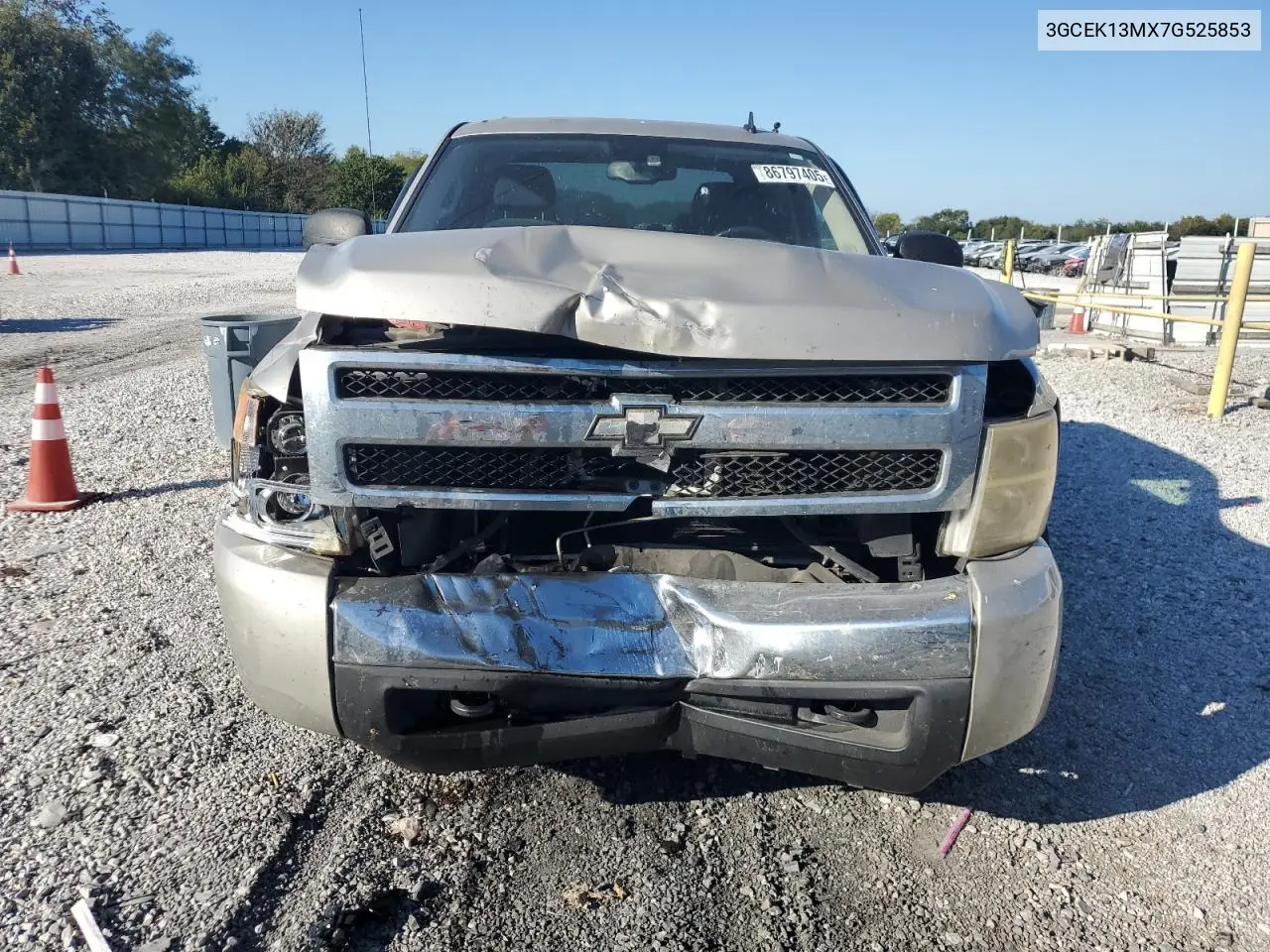 3GCEK13MX7G525853 2007 Chevrolet Silverado K1500 Crew Cab