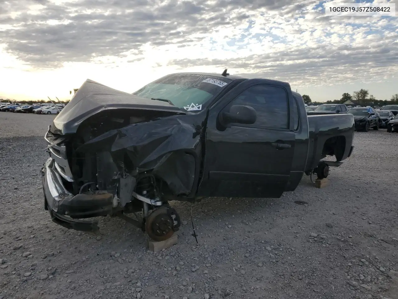 1GCEC19J57Z508422 2007 Chevrolet Silverado C1500