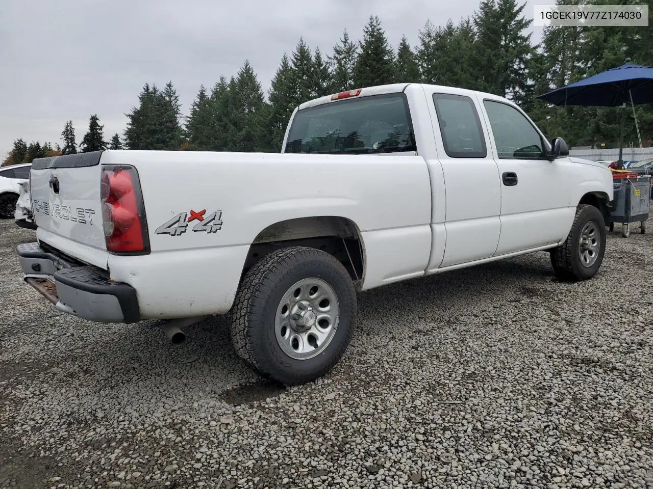 1GCEK19V77Z174030 2007 Chevrolet Silverado K1500 Classic